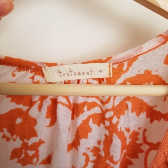 Anthropologie Testament Short Sleeve Top Sz Small - Picture 6 of 7